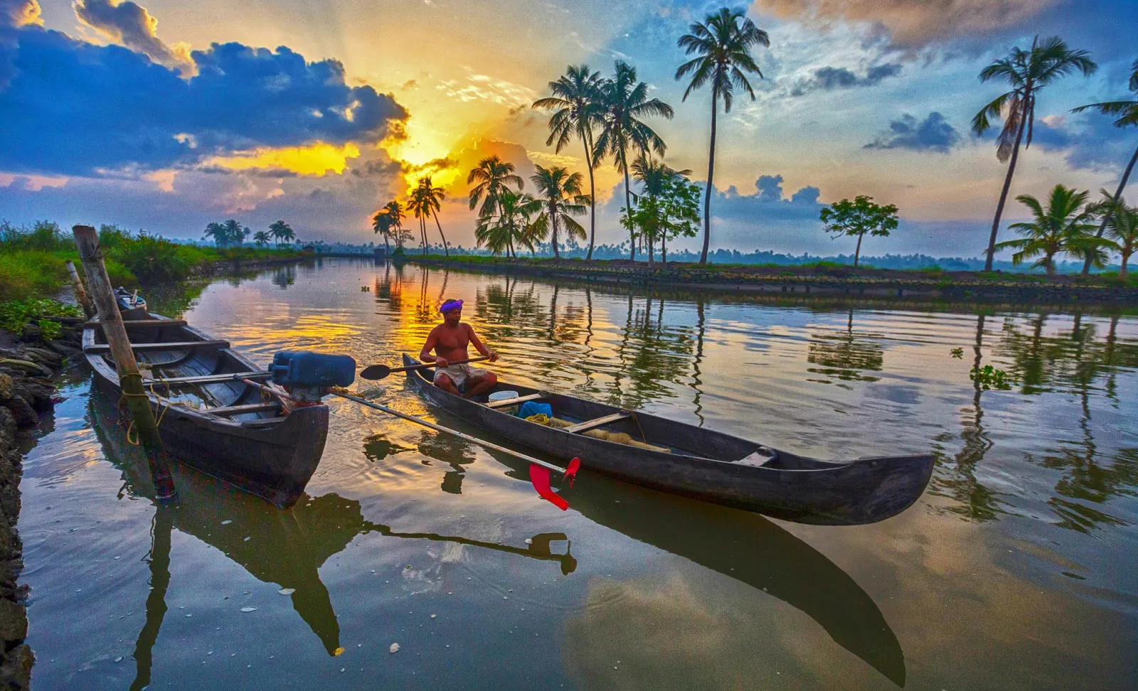 Kuttanad (Rice Bowl of Kerala)