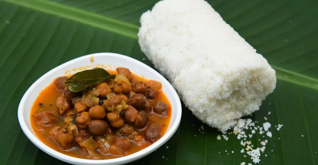Puttu and Kadala Curry