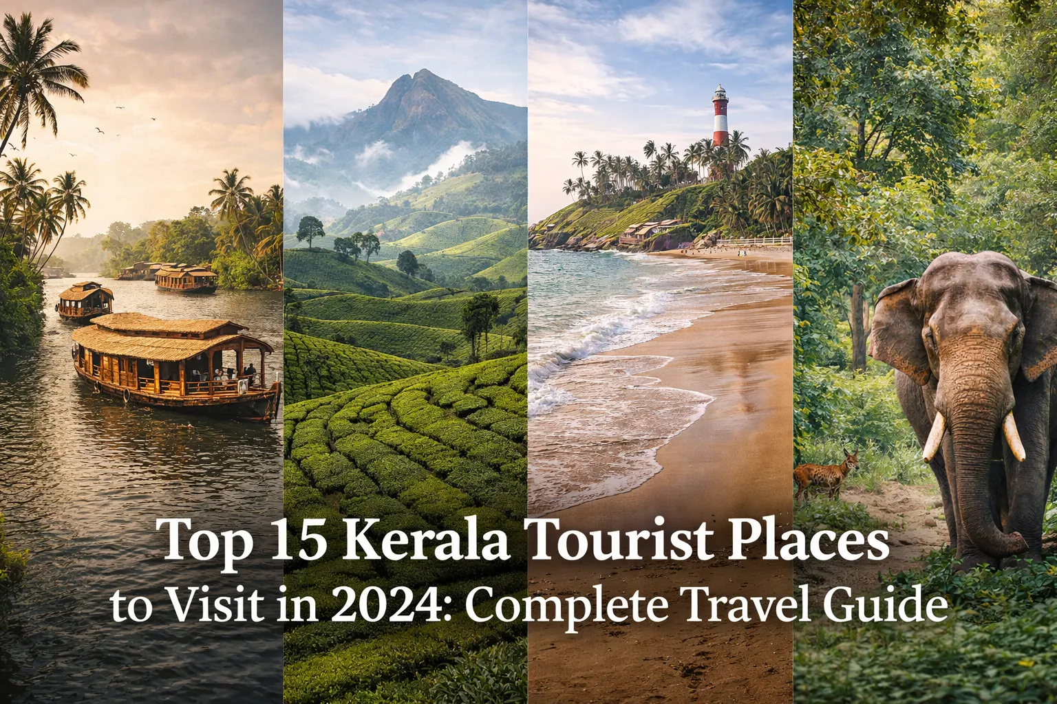 Top 15 Kerala Tourist Places to Visit in 2024: Complete Travel Guide